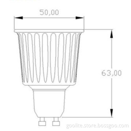 2014 New Design MR16 GU10 5W COB LED Spotlight, Competitive Price